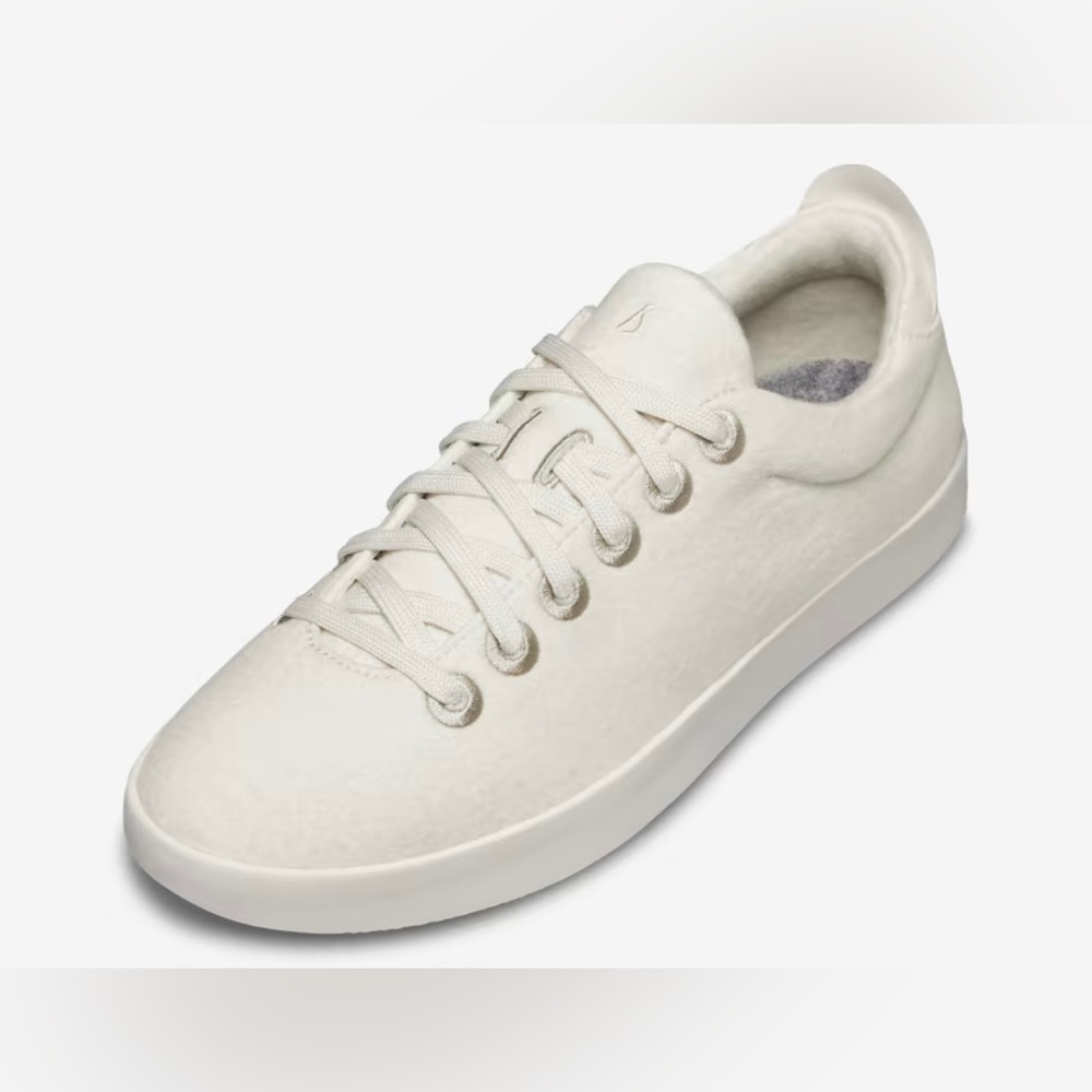 Wool Piper Sneakers in Natural White